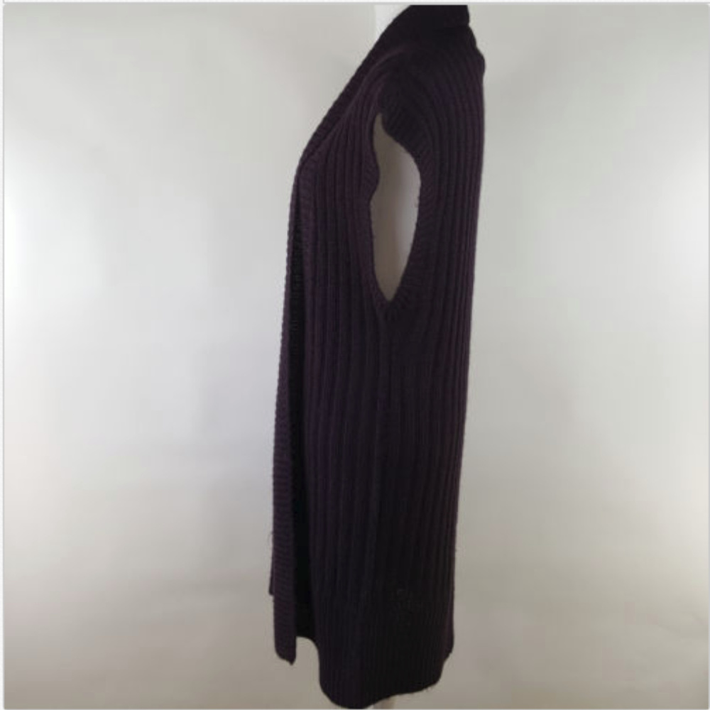 Dollz Sleeveless Open Front Sweater Size Large - Picture 2 of 5